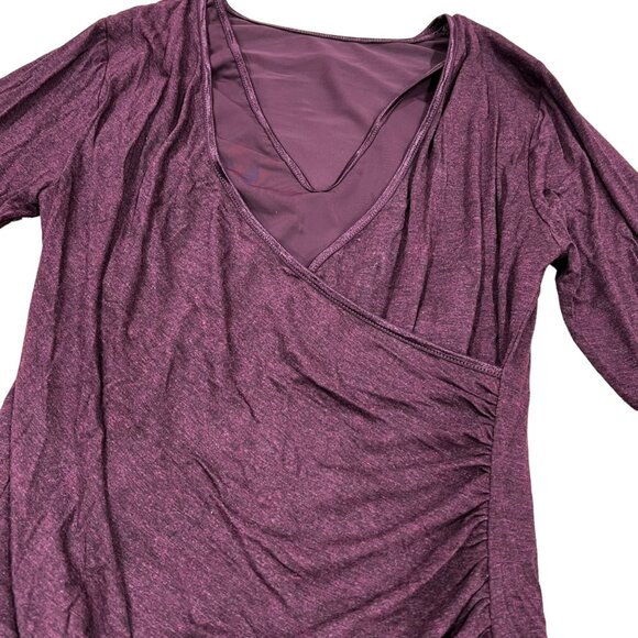 Ruby Ribbon Jane Top Shapewear Built in Bra Eggplant Large - Picture 3 of 7